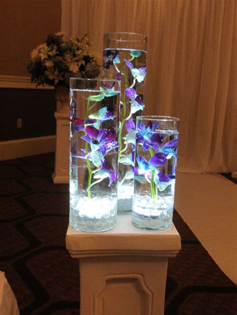 Four Weddings Decorations Blue Orchids