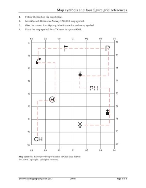 Read Online Four Figure Grid References Teachit Geography 