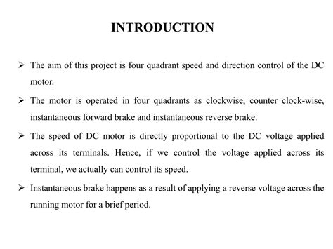 Read Four Quadrant Dc Motor Speed Control Using Arduino 1 