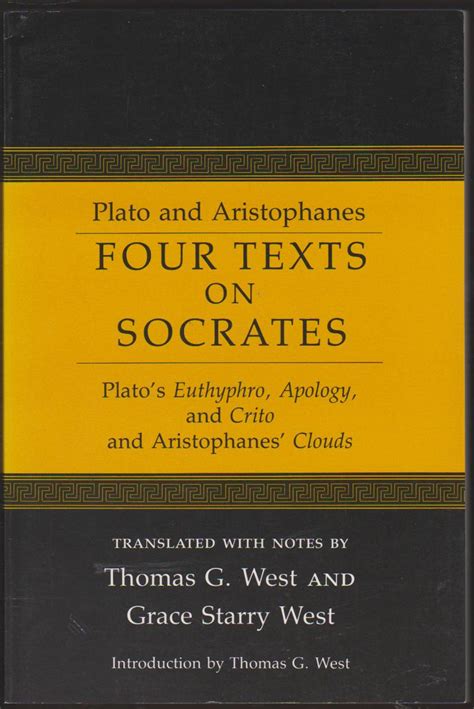 Download Four Texts On Socrates Euthyphro Apology Crito Aristophanes Clouds 