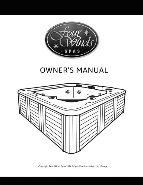 Read Four Winds Spa Owners Manual 