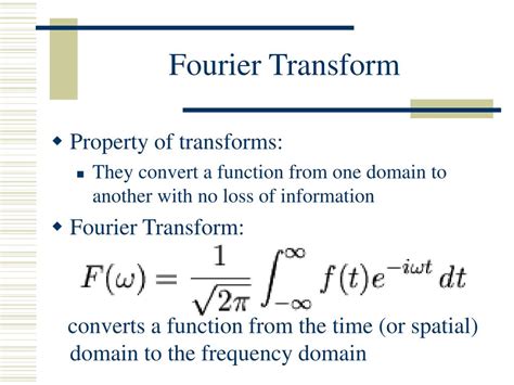 Fourier Transform Examples And Solutions