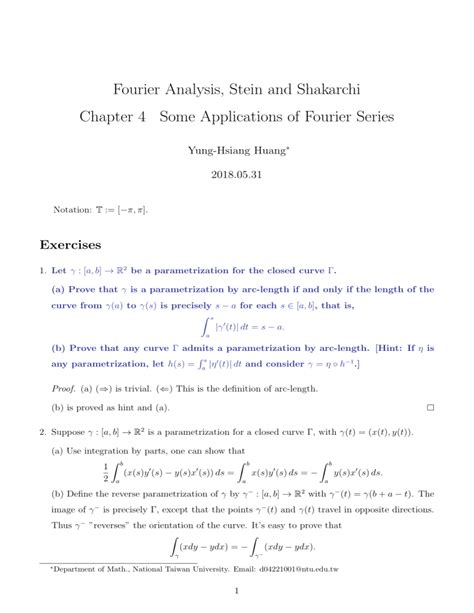 Read Online Fourier Analysis Solutions Stein Shakarchi File Type Pdf 