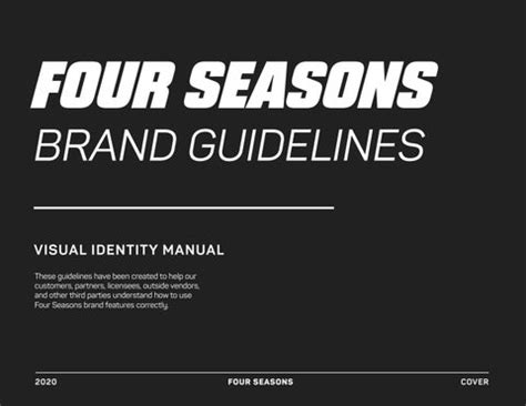 Read Online Fourseason Identity Guidelines 