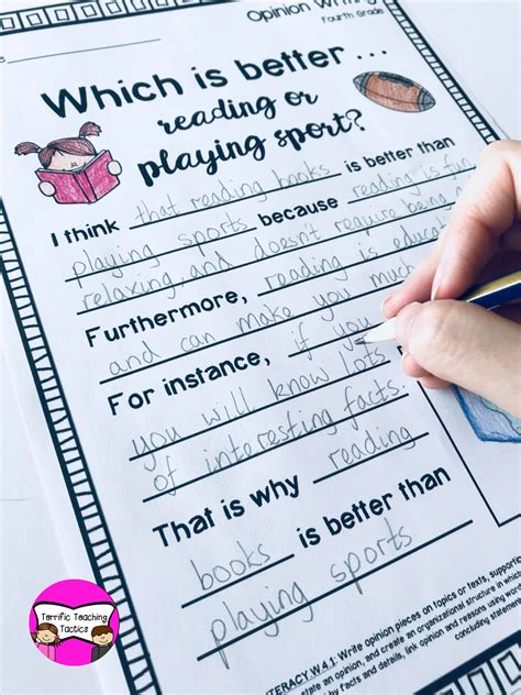 Fourth Grade Opinion Writing Prompts Terrific Teaching Tactics Opinion Writing Prompts 2nd Grade - Opinion Writing Prompts 2nd Grade