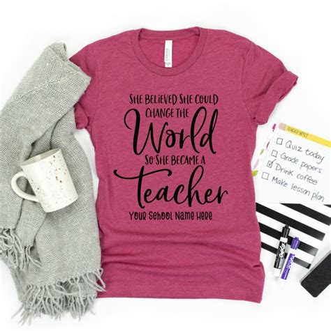 Fourth Grade Teacher Shirt She Believed She Could 4th Grade Teacher Instagram - 4th Grade Teacher Instagram