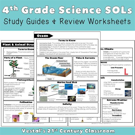 Read Online Fourth Grade Science Study Guide 