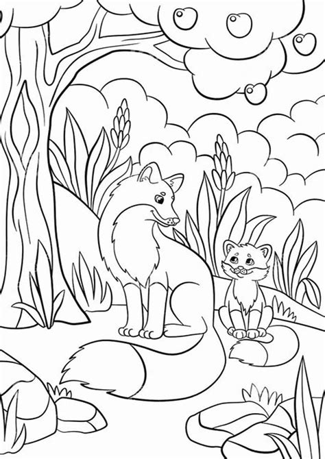 Fox Coloring Pages Printable   50 Fox Coloring Pages 2024 Free Printable Sheets - Fox Coloring Pages Printable
