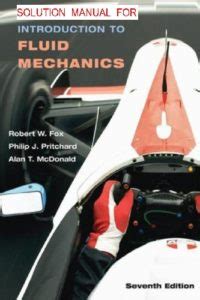fox fluid mechanics 7th edition solution