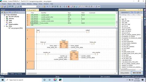 fpwin pro example program