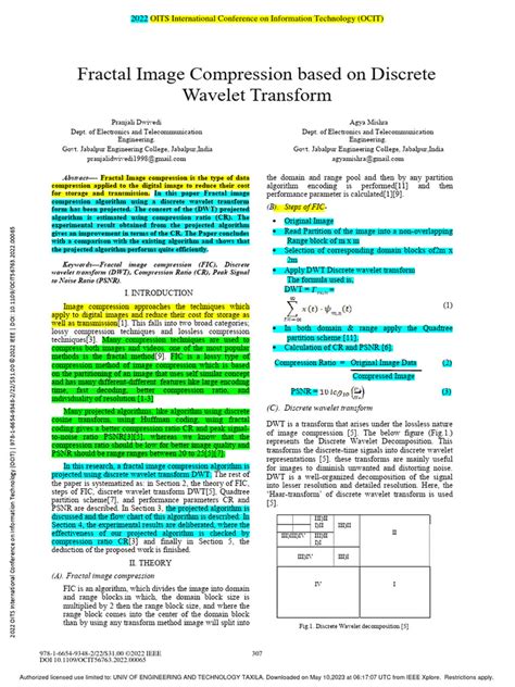 Fractal And Wavelet Image Compression Techniques Spie Tutorial Texts In Optical Engineering Vol Tt4