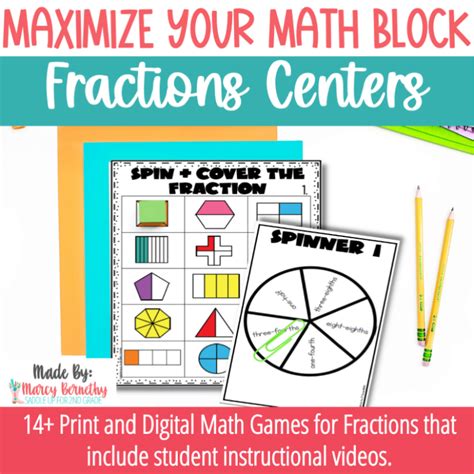 Fraction Centers For 2nd Grade Saddle Up For Fraction Math Centers - Fraction Math Centers