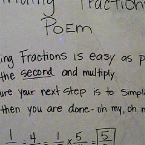 Fraction Division A poem 8211 Denise Gaskins 039 Mulitply Fractions - Mulitply Fractions