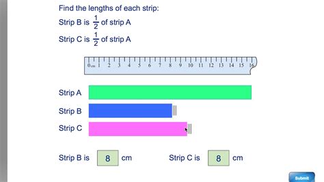 Fraction Lengths Fractions And Length - Fractions And Length