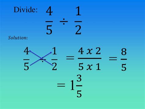 Fraction Multiplication And Division Ppt Multiplication And Division With Fractions - Multiplication And Division With Fractions