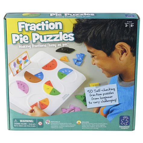 Fraction Pie Puzzles Ei 8445 Pie Fractions - Pie Fractions