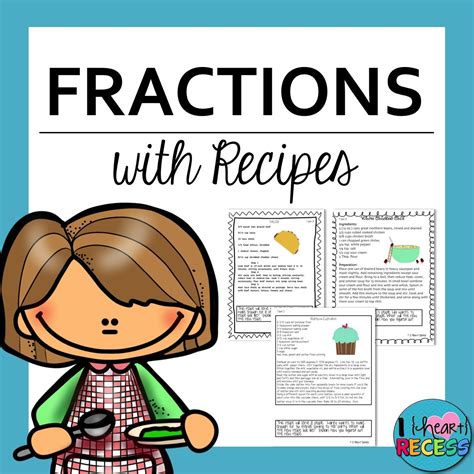 Fraction Recipes 4th Teaching Resources Teachers Pay Teachers Recipes With 4 Fractions - Recipes With 4 Fractions