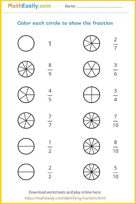 Fraction Sheet