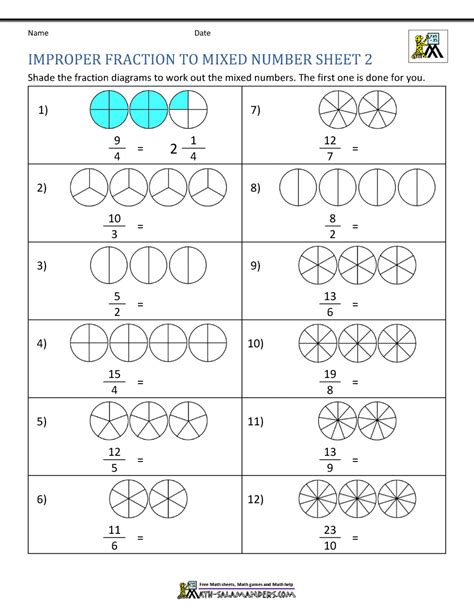 Fraction With Mixed Numbers Worksheet With Answer Printable Simplify Fractions Worksheet With Answers - Simplify Fractions Worksheet With Answers
