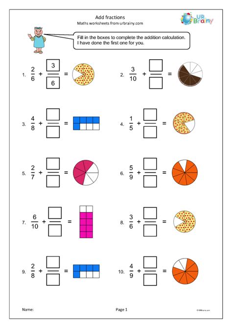 Fraction Worksheets For Year 3 Age 7 8 Fractions Homework Year 3 - Fractions Homework Year 3