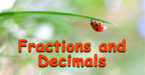 Fractions And Decimals Teachablemath Learning Fractions And Decimals - Learning Fractions And Decimals