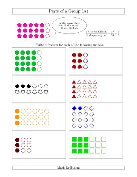 Fractions As Part Of A Set Math Coachu0027s Fractions Of A Set - Fractions Of A Set