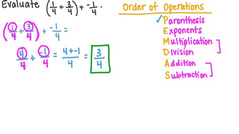 Fractions Calculator Evaluating Expressions With Fractions - Evaluating Expressions With Fractions