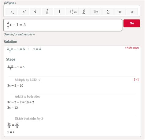 Fractions Calculator Symbolab Solving One Step Equations Fractions - Solving One Step Equations Fractions