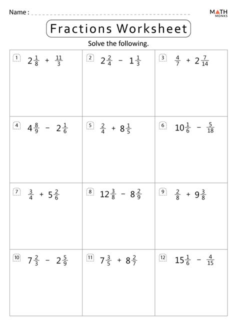 Fractions For 6th Grade   Math Fraction Worksheets 6th Grade Math Worksheet Fractions - Fractions For 6th Grade