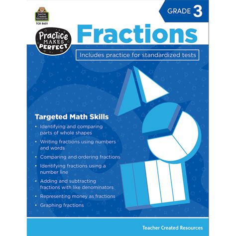 Fractions Grade 3 Tcr8601 Teacher Created Resources Fractions For 3rd Grade - Fractions For 3rd Grade