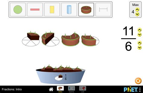 Fractions Intro Phet Interactive Simulations Intro To Fractions Lesson - Intro To Fractions Lesson