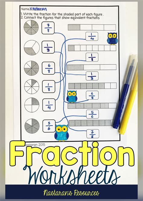 Fractions Of Fun Activity For 3rd 5th Grade 3rd Grade Fraction Activities - 3rd Grade Fraction Activities