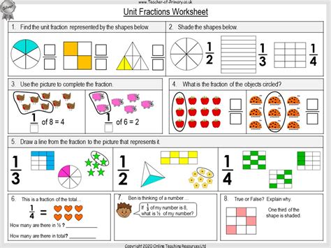 Fractions Year 2 Teaching Resources Fraction Shapes 14 - Fraction Shapes 14