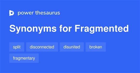 Fragmented Thesaurus