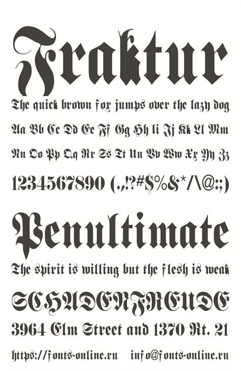 fraktur font microsoft word