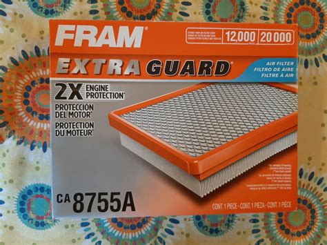 Fram Air Filter Cross Reference