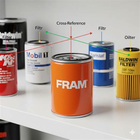 Fram Oil Filter Cross Reference Chart