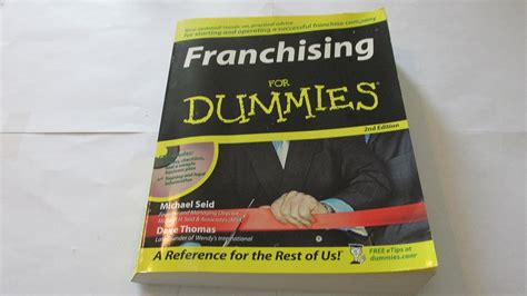 Franchising For Dummies By Dave Thomas Michael H Seid