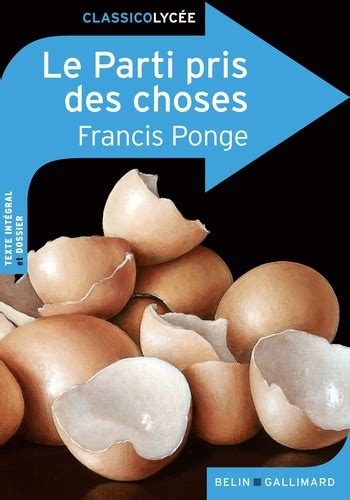 Download Francis Ponge La Parti Pris Des Choses 