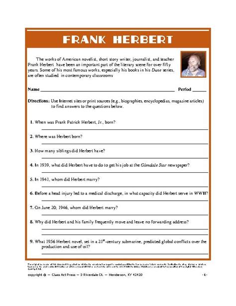 frank herbert biography sparknotes romeo