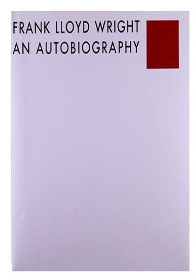frank lloyd wright autobiography pdf