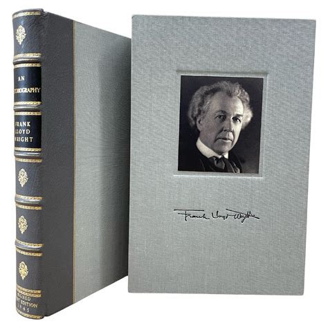 frank lloyd wright signed autobiography
