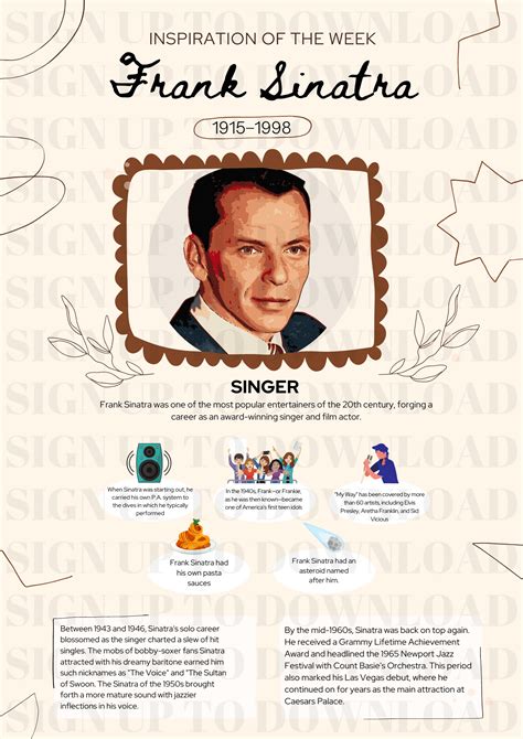 frank sinatra biography summary form