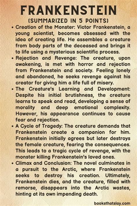 Frankenstein Chapter 24 Summary