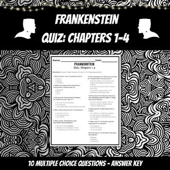 Read Frankenstein Chapter By Quiz 