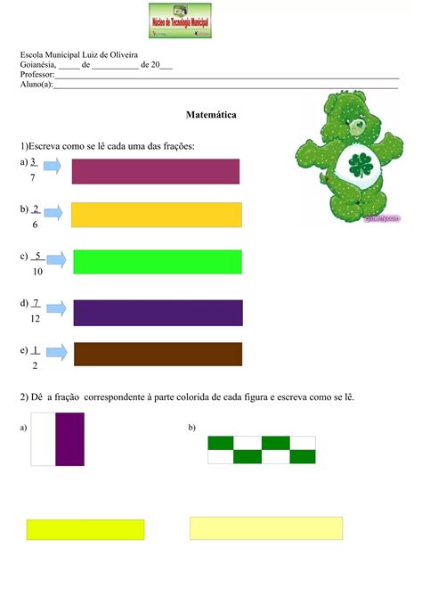 Fração 4 Ano