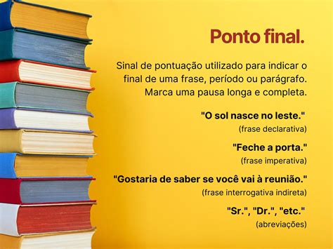 Frase Com Ponto Final