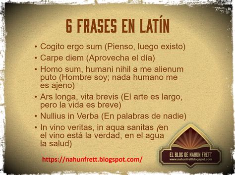 Frases Em Latim