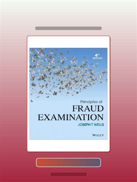 Fraud Examination 4th Edition Test Bank