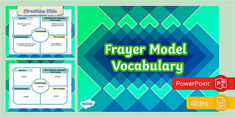 Read Online Frayer Model Vocabulary Word Document 